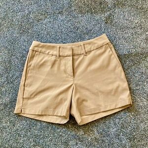 Nike Dri-Fit Tan Golf Shorts, Size 0